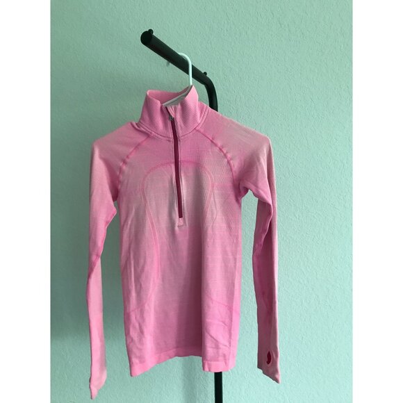 Lulu Lemon Swiftly Tech 1/2 Zip Long-Sleeve Shirt 2.0 | Hip Length | Size 2 | Qu - Picture 1 of 4